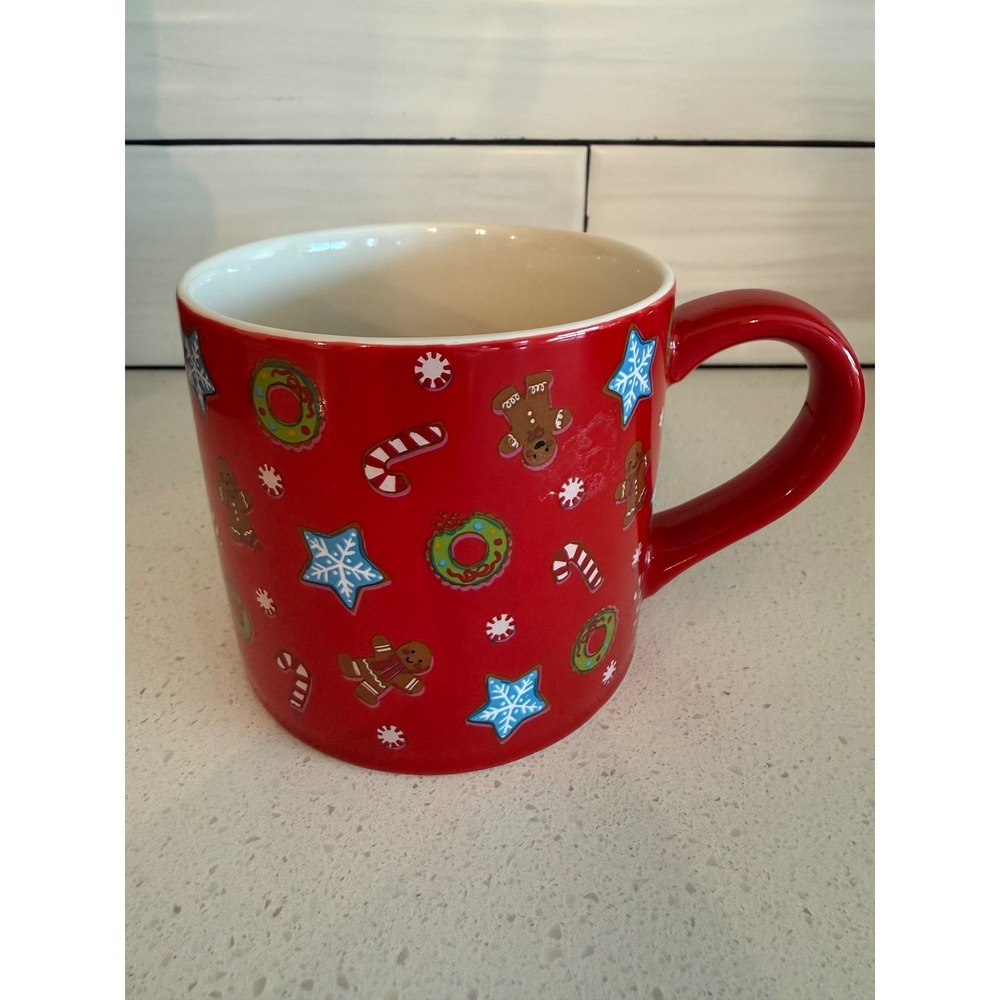 Wondershop Target Christmas Mug Red Gingerbread Peppermint Surprise 12oz Cup
